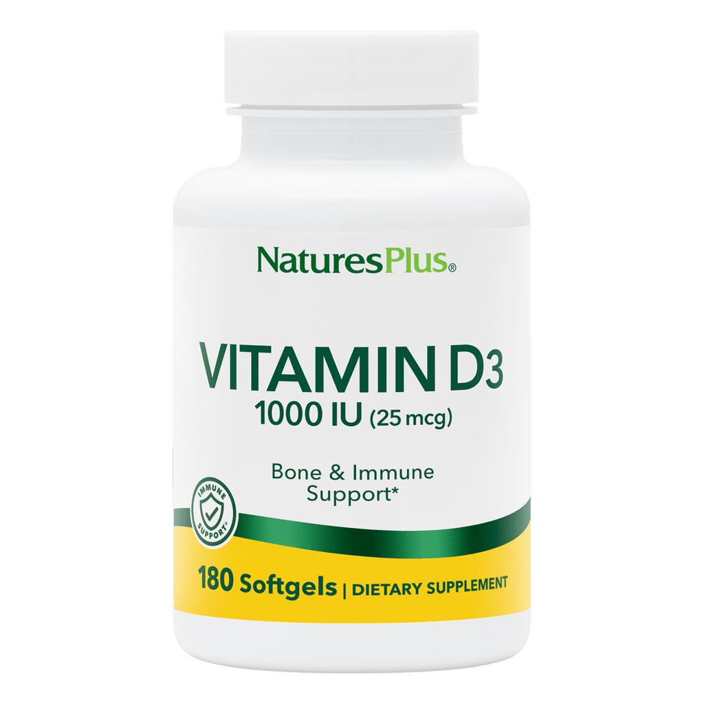 Cápsulas blandas de vitamina D3 1000 UI (180 unidades)