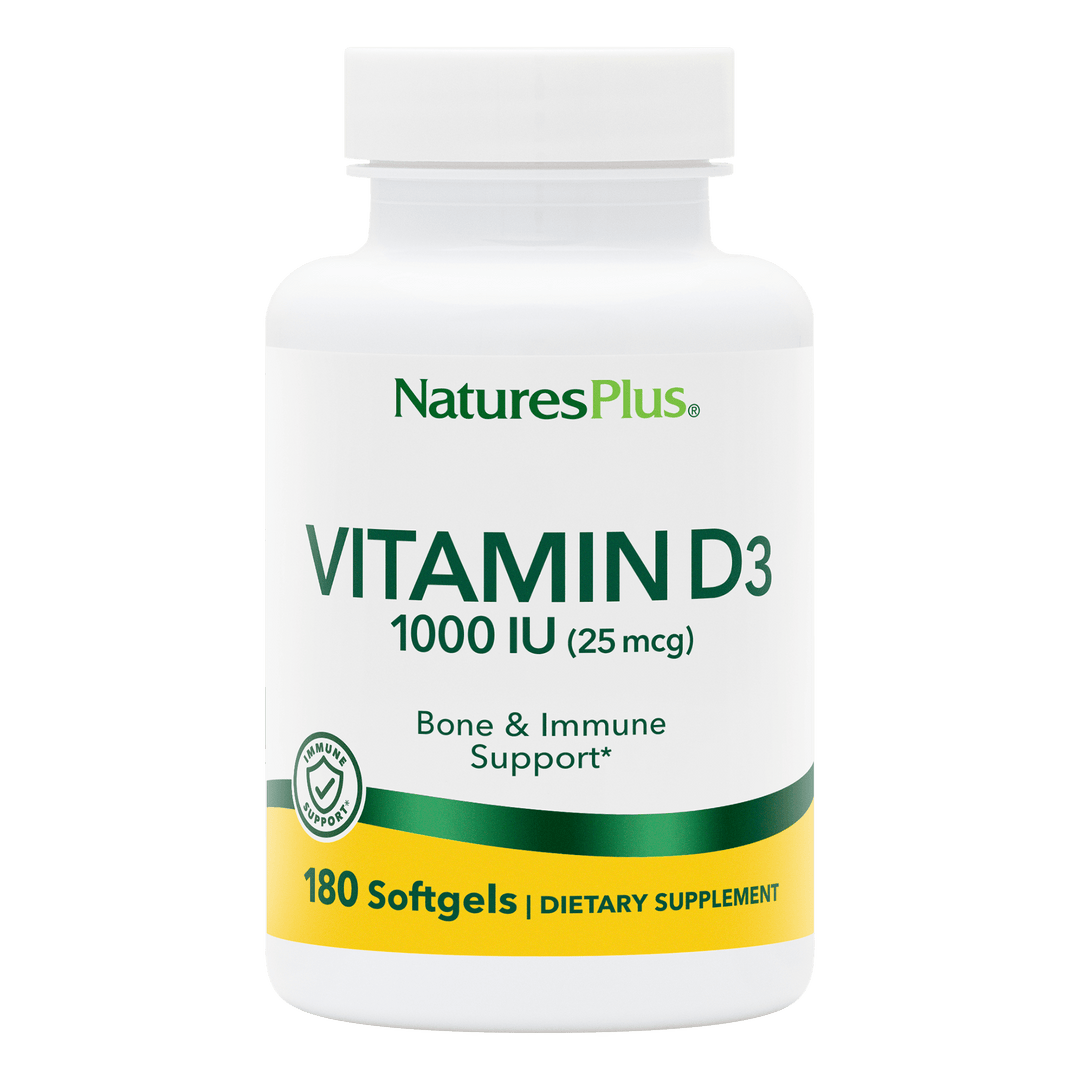 Cápsulas blandas de vitamina D3 1000 UI (180 unidades)