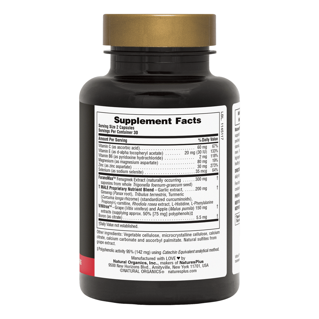 Cápsulas T MALE ®
60 unidades